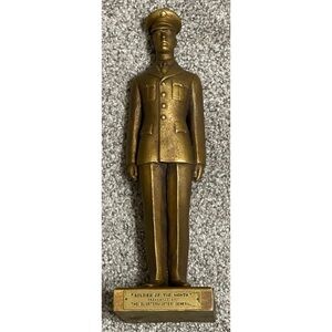 13.5" Tall "Soldier of the Month" Statute Presented by the Quartermaster General